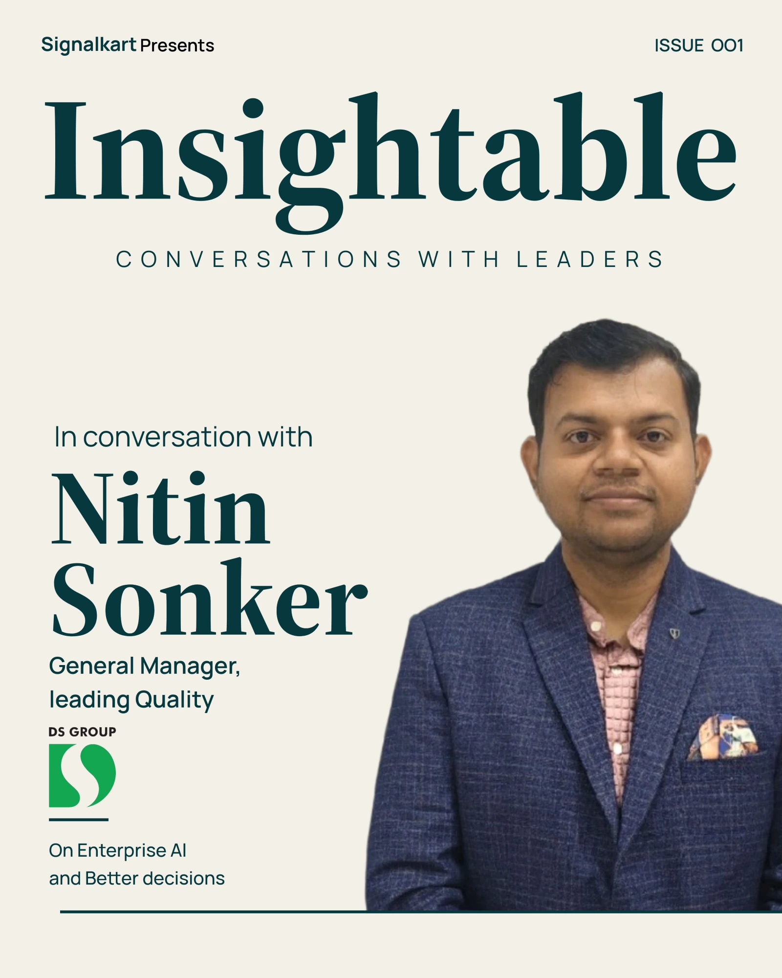 Nitin Sonker — Insightable issue 001, page 1