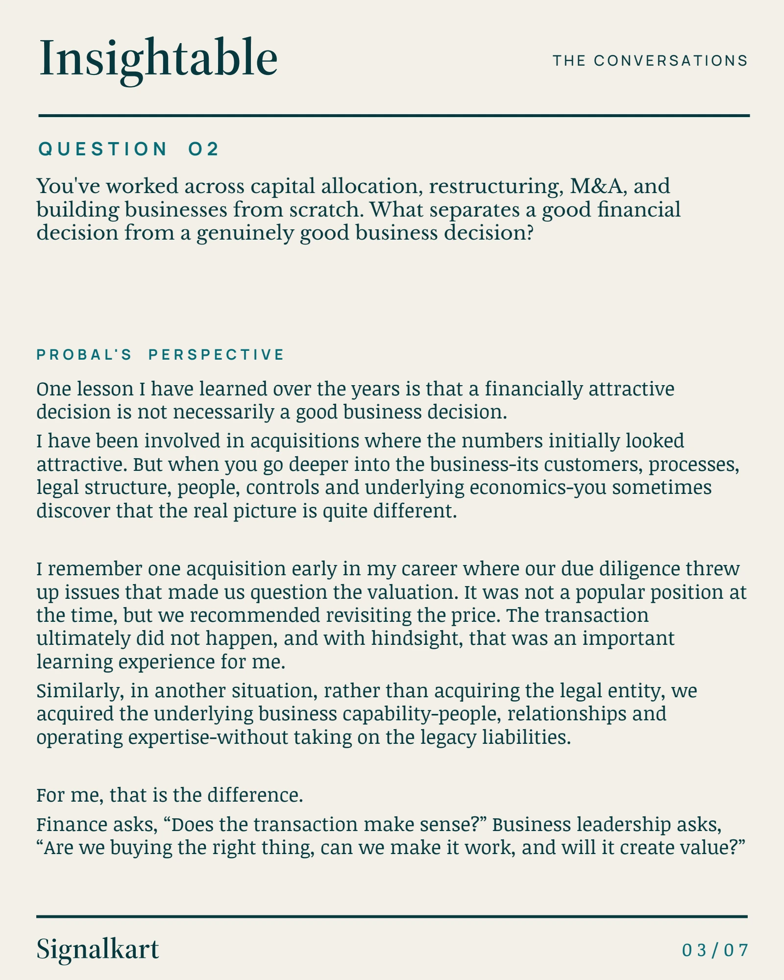 Probal Kumar Roy — Insightable issue 005, page 3