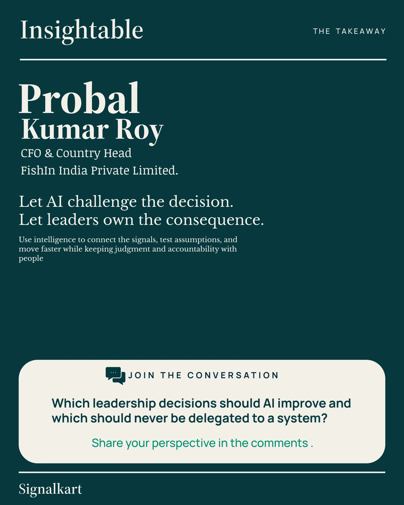 Probal Kumar Roy — Insightable issue 005, page 7