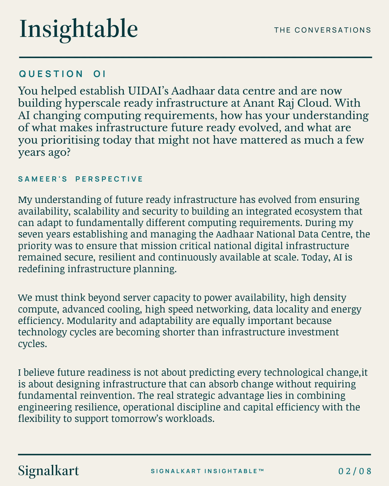 Sameer Srivastava — Insightable issue 006, page 2