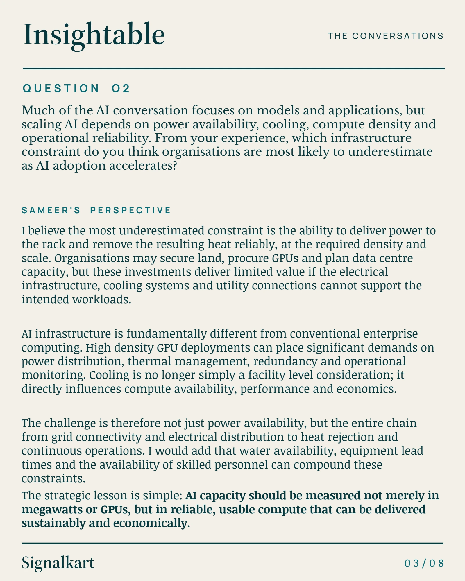 Sameer Srivastava — Insightable issue 006, page 3