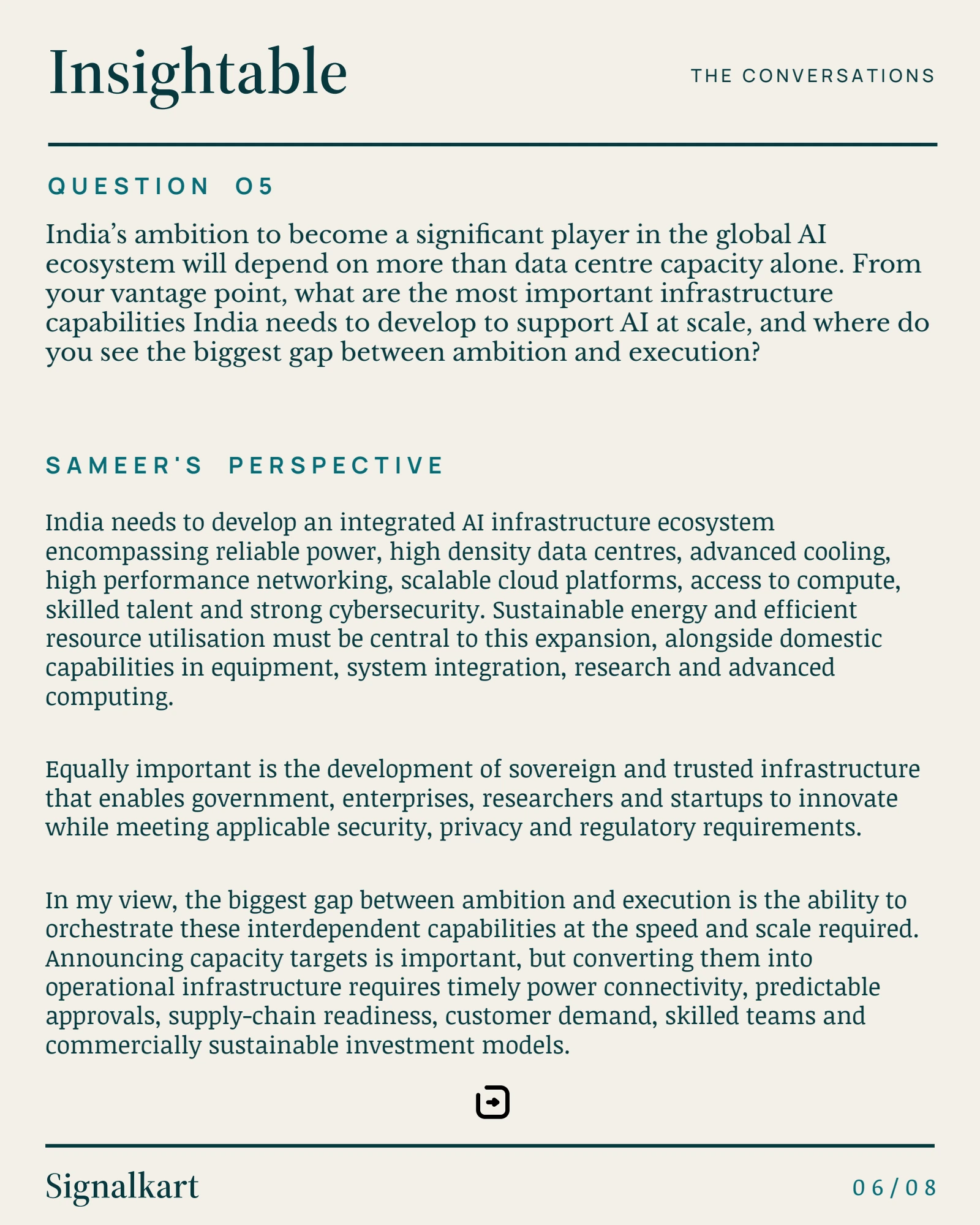 Sameer Srivastava — Insightable issue 006, page 6