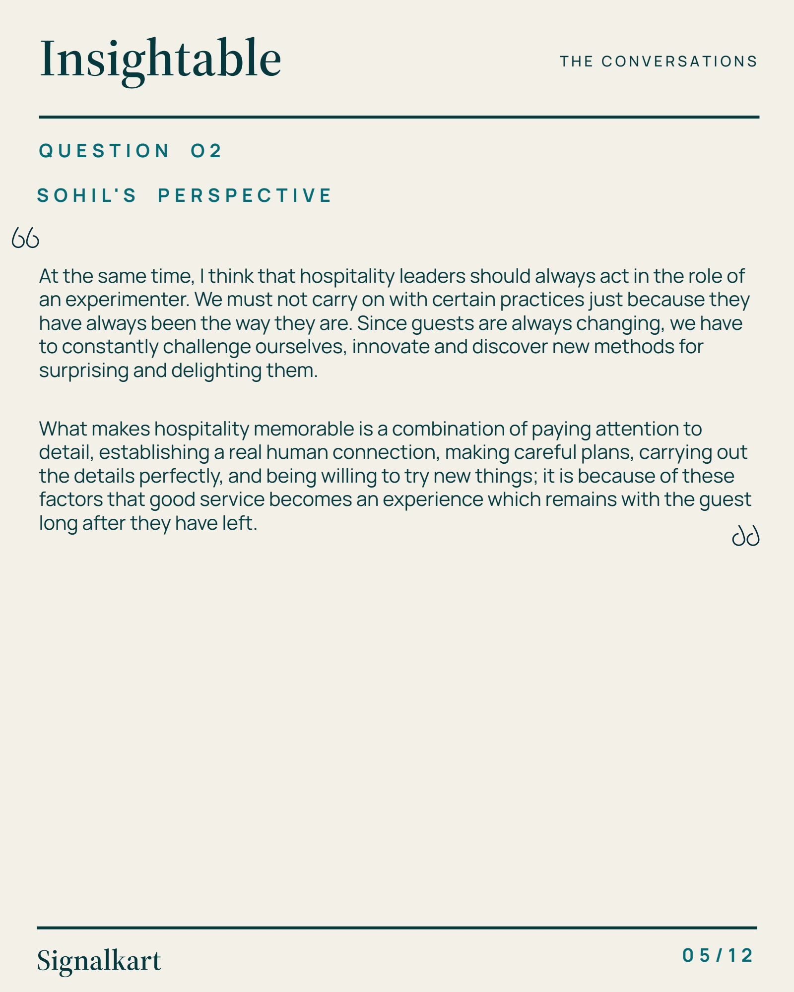 Sohil Bhargava — Insightable issue 003, page 5