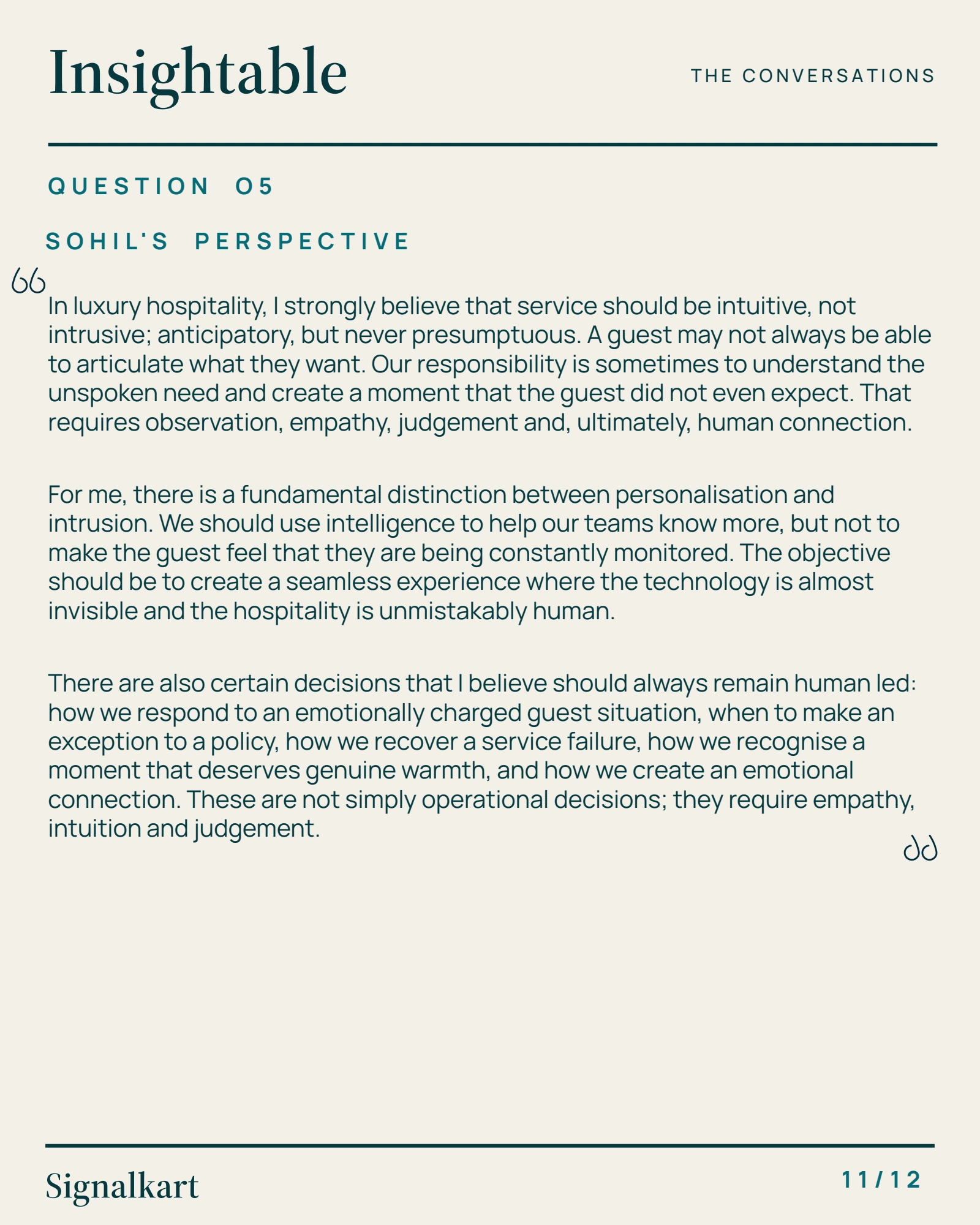 Sohil Bhargava — Insightable issue 003, page 11