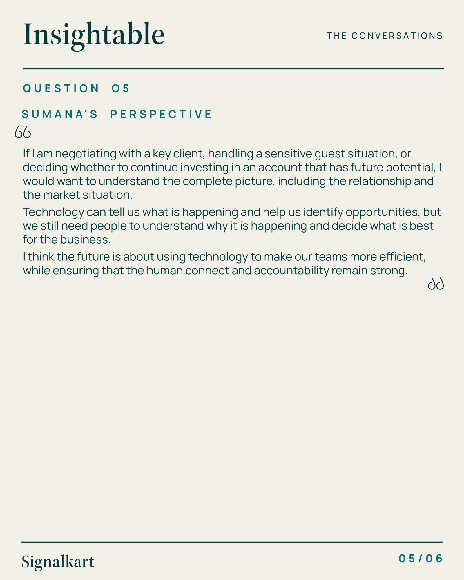 Sumana Bose Choudhary — Insightable issue 002, page 7
